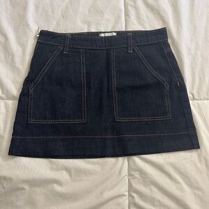 Princess Polly Dark Denim Mini Skirt